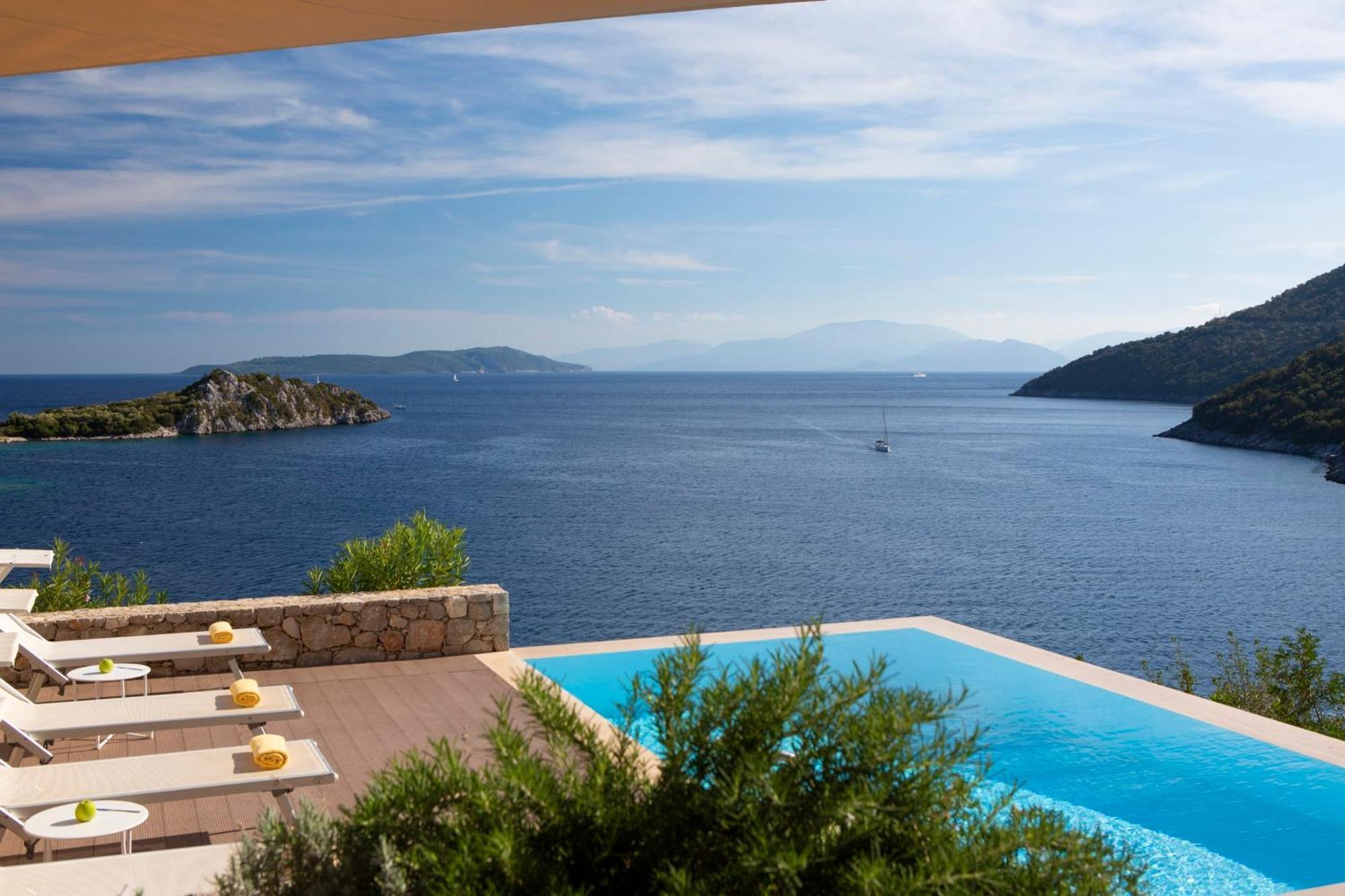 Villa Kalamos - Modern Villa In Sivota Bay With Direct Access To Sea Extérieur photo