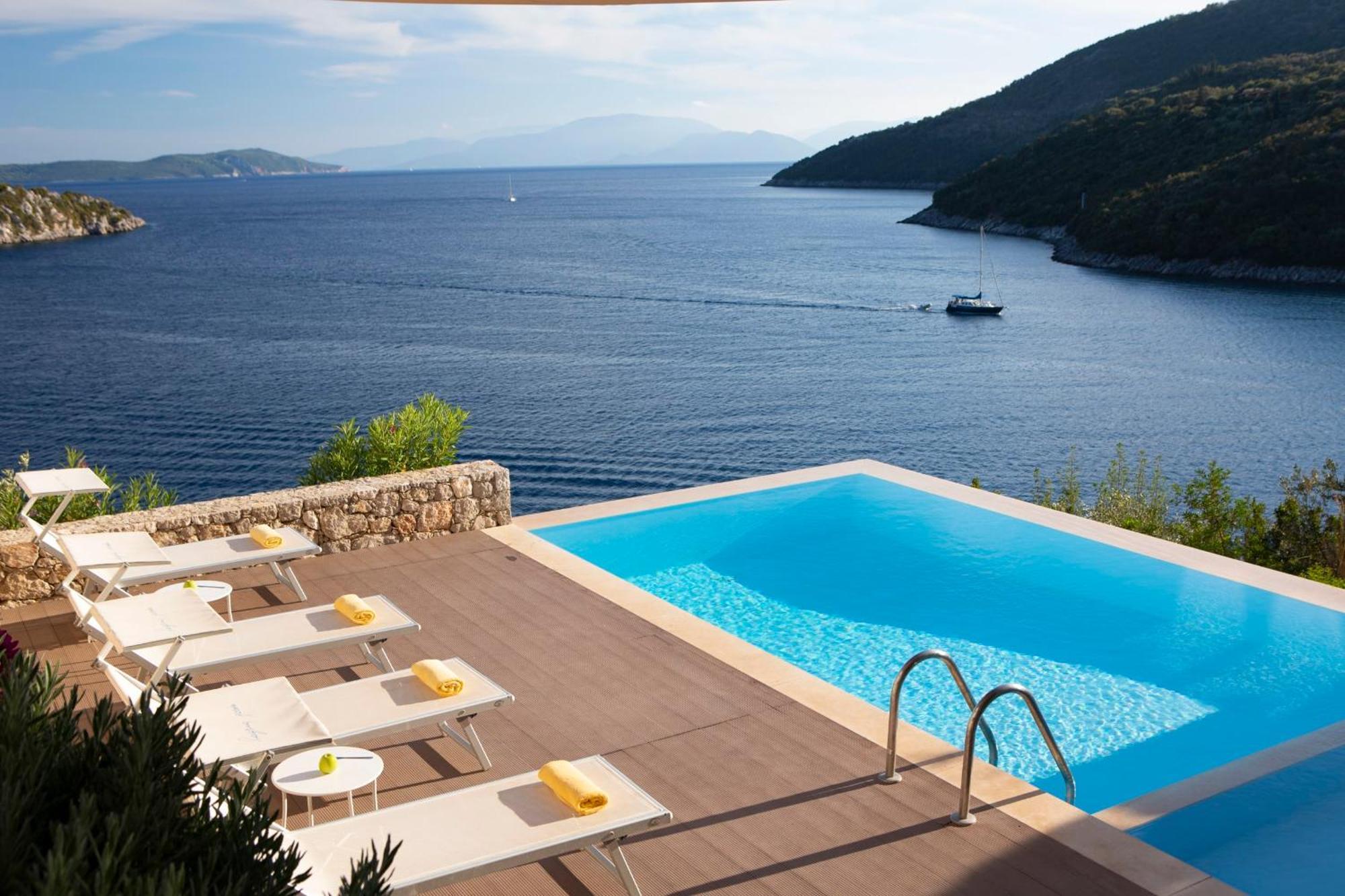 Villa Kalamos - Modern Villa In Sivota Bay With Direct Access To Sea Extérieur photo