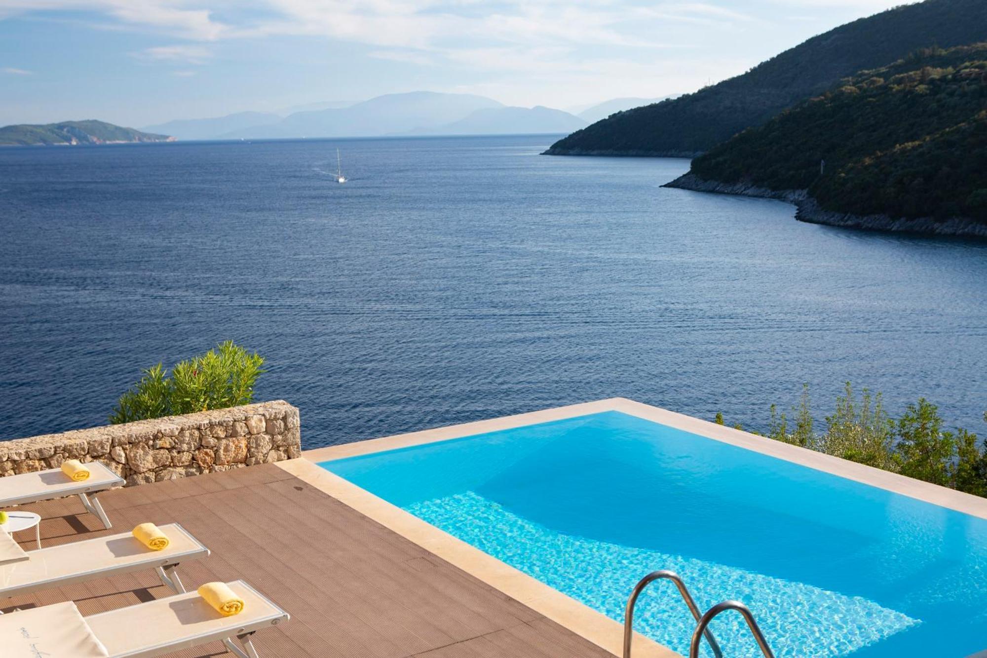 Villa Kalamos - Modern Villa In Sivota Bay With Direct Access To Sea Extérieur photo